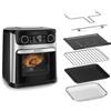 Moulinex Friggitrice ad aria 1800W (15Lt) EASY FRY Multifunction AL556D Silver e Black 1