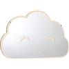 1pc Chic Cloud Shape Acrilico Specchio Ornamento Pendente per specchio da