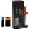 Jriluo Tester Batteria Universale, Misuratore Preciso Per AA AAA C D 9 V Pile Bottone 1