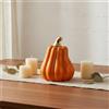 Zucca Bianca in Ceramica Regalo di Halloween Zucca Decorativa in Ceramica