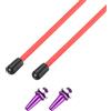 uxcell Tubo Antenna 320mm (2pz, Viola/Rosso) per Fiat