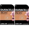 Duracell 2X Duracell 376/377 (2 Blister Da 1 Batteria) 2 Pile (SR626/V377/V376/SR66/SR626