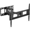 Ciatti Supporto monitor TV parete ( 50 Kg ) VESA 600 x 400 tre snodi inclinabile Black