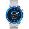 Imiki Smartwatch ( AMOLED ) Xplorer Oyster Silver e Blue 53 mm IMI C1 OYST MET BLU