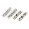 uxcell 4pcs 43mm Metal Showcase Glass Sliding Door Single Roller Clamp Wheel Pulley
