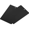 uxcell Etichette di in plastica impermeabile, 3.2x5 pollici nere 50pz per fili