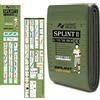 Tutore per Primo Soccorso 18-36 X 4.3 Verde Grigio Arancione Blu Mantiene le