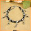 Bracciale Tibetano Nero da Uomo Donna Braccialetto Regolabile Etnico con Perline