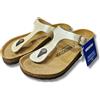 BIRKENSTOCK Sandali da donna Birkenstock Gizeh avorio infradito in sintetico taglia 40