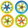 TrAdE Shop Traesio FRISBEE 30CM DISEGNO STAMPATO DISCO GIOCHI SPORT BAMBINI 4 COLORI ASS. 6563027
