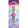 TrAdE Shop Traesio SET 2 PZ MATITE CON GOMMA STELLA GRAFICA PRINCIPESSE CANCELLERIA SCUOLA BAMBINE