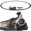 TrAdE Shop Traesio PISTA TRENINO GIOCATTOLO BAMBINI TRENO LOCOMOTIVA CON LUCE E SUONI VAGONE MERCI