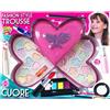 TrAdE Shop Traesio TROUSSE FASHION STYLE TRUCCO OMBRETTI E ROSSETTO GIOCO SICURO PER BAMBINE ETÀ 5+