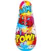 TrAdE Shop Traesio PUNGIBALL SEMPREIMPIEDI SACCO BOXE COMIC BLAST DESIGN FUMETTI 48X46X119CM BAMBIN