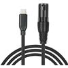 No USB C A XLR, Adattatore Convertitore da XLR A USB C da 6,6 Pie8335