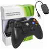 Controller Con Cavo Per MICROSOFT XBOX 360 / PC INALAMBRICO NERO Ricevitore USB