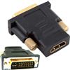 Andowl CONVERTITORE ADATTATORE DVI-D MASCHIO A HDMI FEMMINA PER MONITOR IMMAGINI Q-C30
