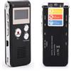 Andowl REGISTRATORE VOCALE DIGITALE PROFESSIONALE 8 GB SCHERMO LCD FUNZIONE MP3 Q-LY77