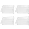 4 Pcs Custodia Della Cassetta Organizer Per Cassette in Plastica