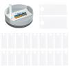 uxcell 20Pcs Targhette Acriliche 3.2"x1.3" per Sublimazione per Tazza 40 Oz