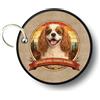 Porta Chiavi Stampato Cani Cavalier King Charles Spaniel
