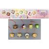 Bandai HELLO KITTY Costume Swing SWEETS Set 8 Figure Laccetto Cellulare BANDAI Dangler