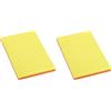 D.RECT 110520, Foglietti Adesivi a Righe, 98x150mm, 100 fogli, Blocchetti di not