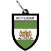 Non Di Marca Portachiavi Con Bandiera Collezione Città Stemma Rotterdam Paesi Bassi