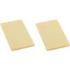 D.rect - foglietti adesivi a righe 98x150mm, 100 fogli blocchetti di note adesiv
