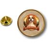 Spilla Pin's Badge Rotonde Cane Animale Cavalier King Charles Spaniel