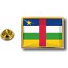 Non Di Marca Spilla Pin Dello Stemma In Metallo Con Farfalla Drapeau Centrafricaine