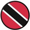 Patch Ecusson Drapeau Trinité Tobago Stampato Termoadesivo Rotondo Coccarda