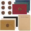 Haplos 22 Pezzi Vintage Carta da Lettere con Busta, 6 Buste, 10 A5 | Carta da lettere v