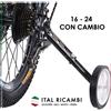 Generico STABILIZZATORI ROTELLE BICI BAMBINA 16 24 REGOLABILI CON CAMBIO RESISTENTI