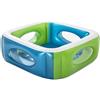 TrAdE Shop Traesio PISCINA PER BAMBINI WINDOW MULTI COLOR CON OBLO' 168X168X56 CM PISCINETTA 51132