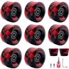 No 8 Pack LED Wheel Ruote per Pattini a Rotelle con Cuscinetti 32Mm X 58Mm Acc8034
