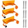 No Supporto Serbatoio Propano, Supporto Bombola Gas con , Set da 3 Pezzi Z9U4