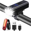 Chasinglee Luci Bici Ricaricabili USB Luci Bicicletta LED Potenti Super Luminoso 2000 1