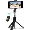 Universo BASTONE SELFIE ASTA TELESCOPICA TREPPIEDE TELECOMANDO BLUETOOTH SCATTA FOTO