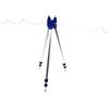 Kovalmax SUPPORTO TELESCOPICO APPOGGIA CANNA DA PESCA TREPPIEDI PORTA 4 CANNE PER PESCARE