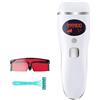 Andowl EPILATORE LASER D19 LUCE PULSATA DEPILAZIONE PERMANENTE DEFINITIVA RIMOZIONE PEL