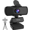 Webcam 1440p Full HD con microfono e treppiede per PC/Desktop