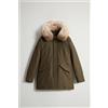 Woolrich Arctic Raccoon Parka Con Pelliccia Removibile Verde - Taglia XXL Donna