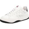 2star Street Star - Sneakers In Pelle Bianco - Taglia 36 [23.5cm] Scarpe Donna