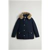 Woolrich Arctic Anorak Fur - Parka Con Pelliccia Blu - Taglia XS Abbigliamento