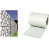 TrAdE Shop Traesio FRANGIVISTA ROTOLO BIANCO PVC PER BALCONI RINGHIERE RECINZIONI PROTEZIONE 19CMX3