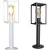 TrAdE Shop Traesio LAMPIONE DA GIARDINO 48CM LAMPIONCINO DA TERRA PER VIALETTI ATTACCO E27 IP44 518