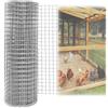 TrAdE Shop Traesio SET 3PZ RETE METALLICA ZINCATA 0.5X3MT RECINZIONE PROTEZIONE ALBERI GIARDINO ANI