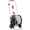 TrAdE Shop Traesio CARRELLO IN ALLUMINIO GENIUS COMPACT-25 SILVER CLABER PER IRRIGAZIONE GIARDINO