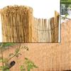 TrAdE Shop Traesio ARELLA PALIZZATA LISTELLI CANNE BAMBÙ LEGNO ESTERNI RECINZIONE GIARDINO 1.5X5MT